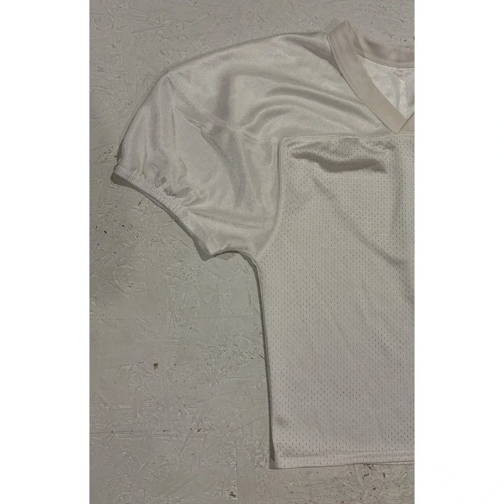 Nike Youth Core Practice Jersey Size Small Team White 852389-100‎ Mesh Football